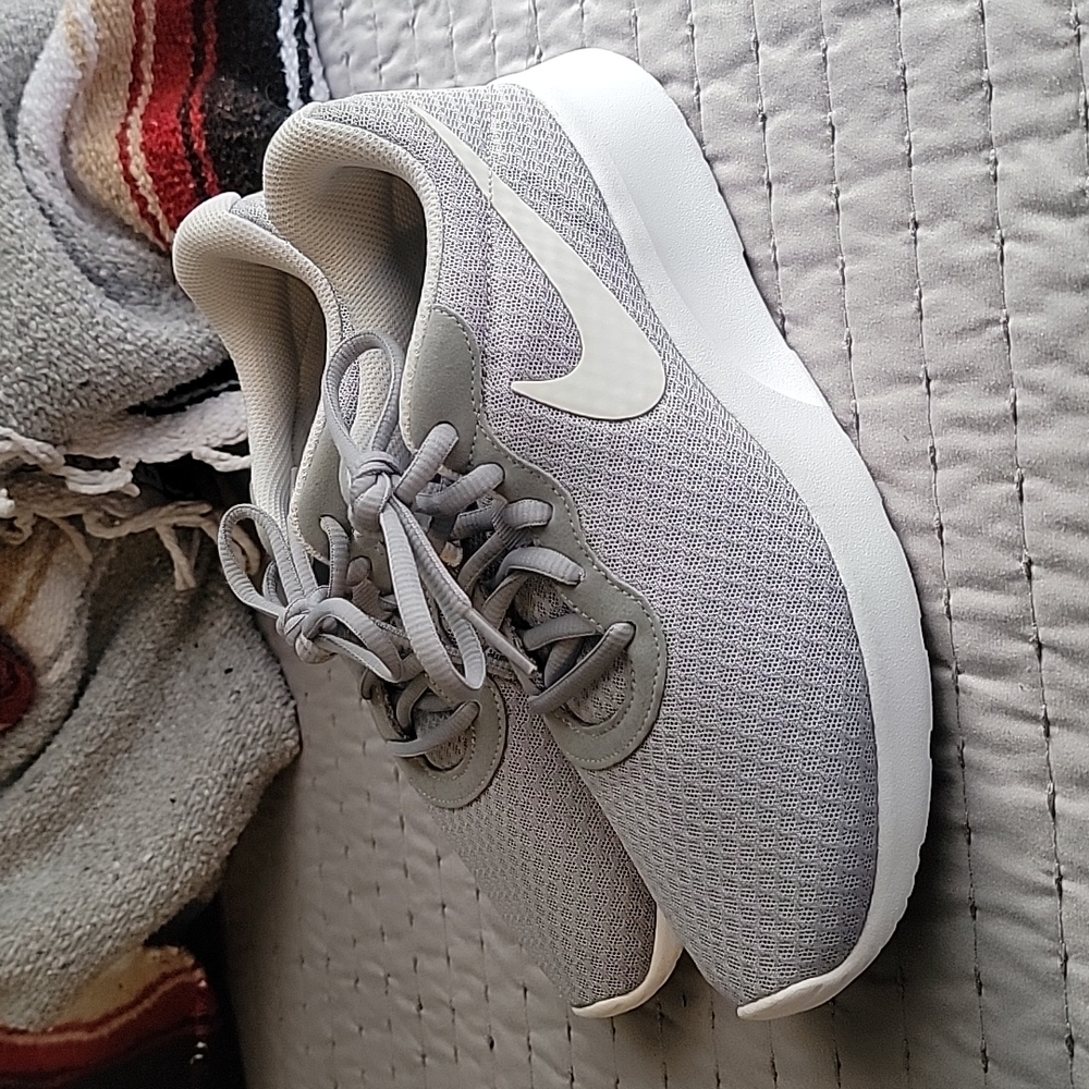 Grey Nike Tanjun Running Shoes